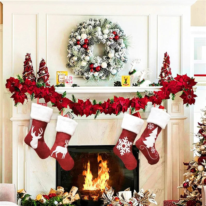 Decorative Christmas stockings