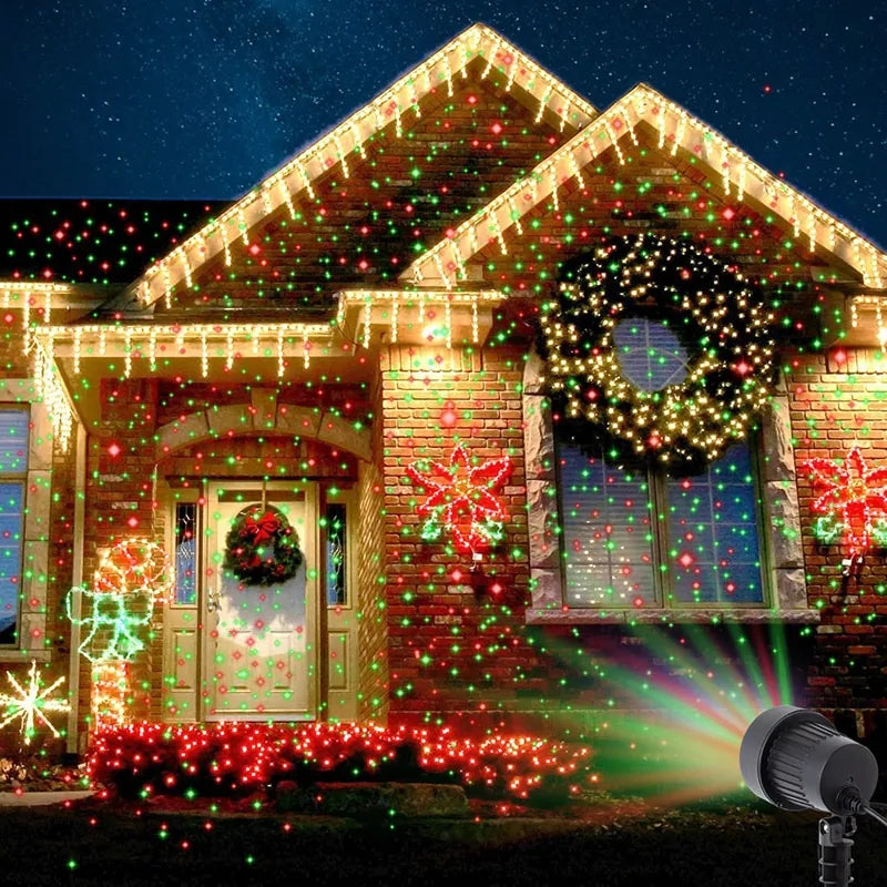 Festive Laser Projection lights